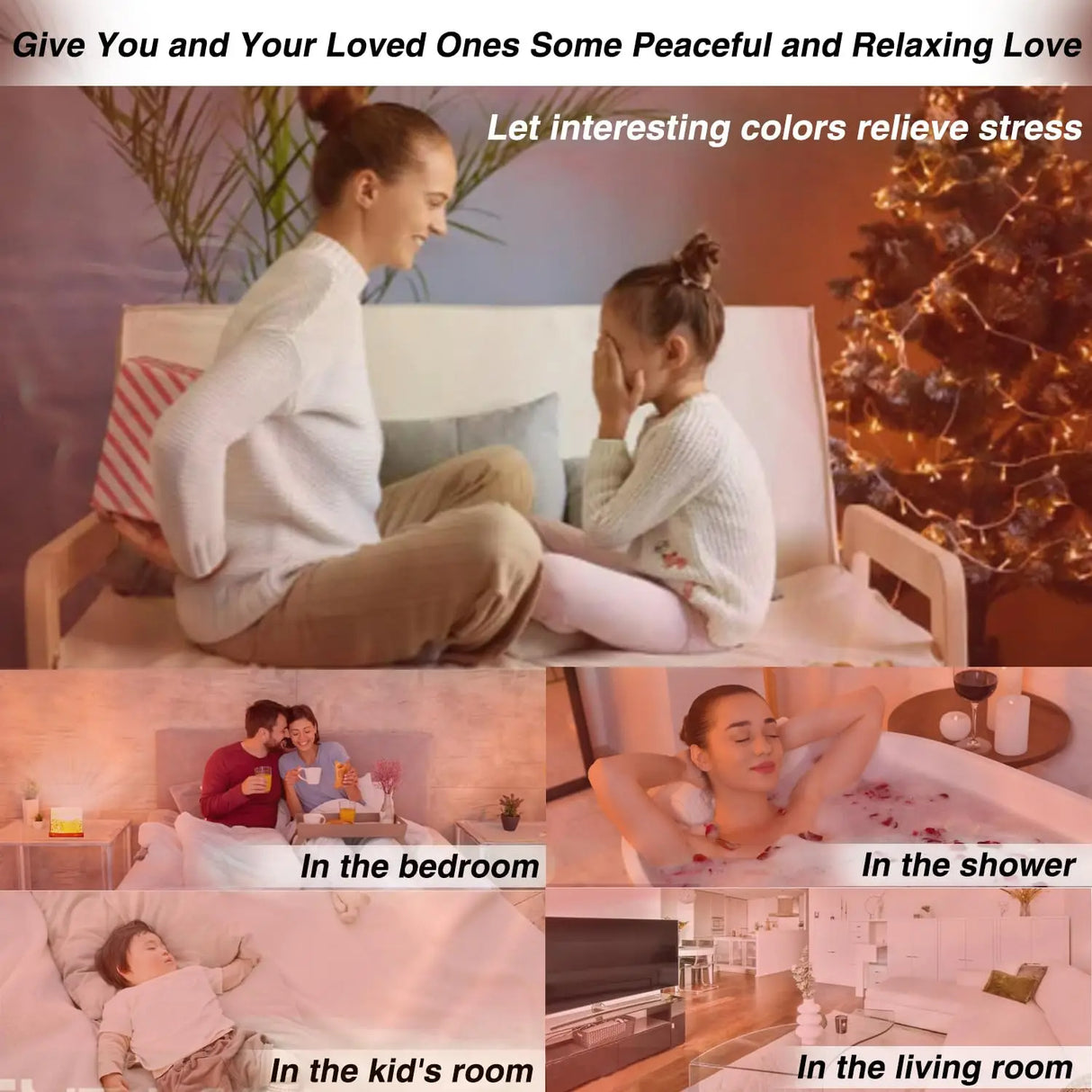 Stämningsljus - 16 färgtoner