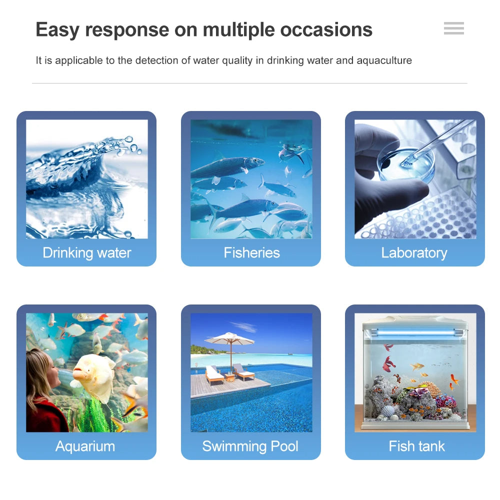 Vattentestare - pH, TDS. EC. salthalt & temperatur