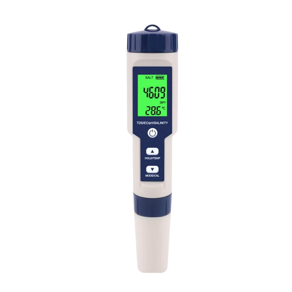 Vattentestare - pH, TDS. EC. salthalt & temperatur